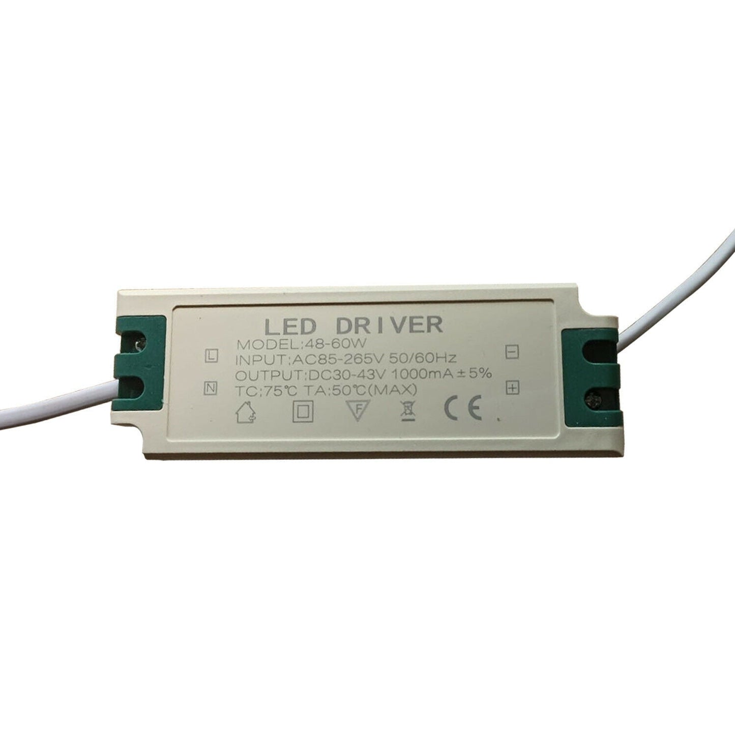 48W - 60W 30 - 43V 1000mA LED Driver Power Supply Transformer ~ 2046