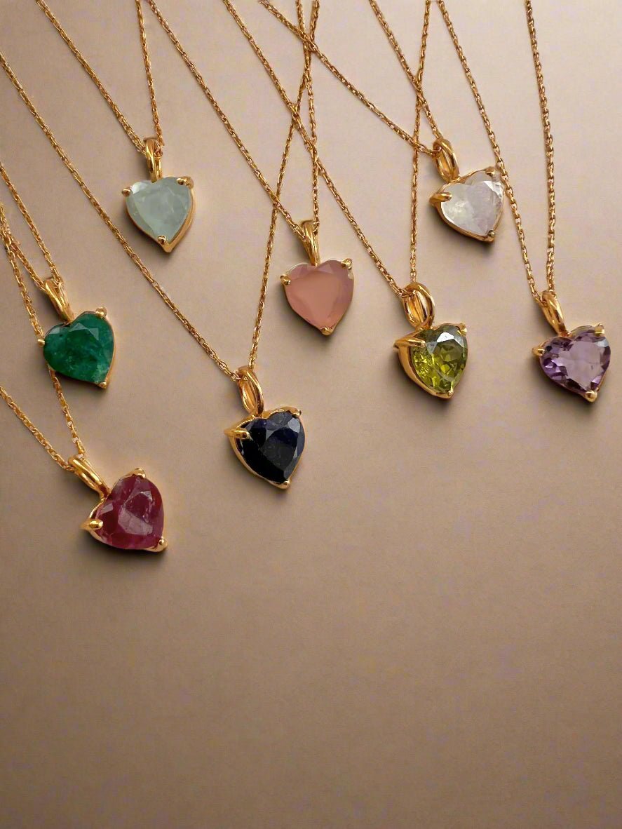 April Birthstone Chain Necklace