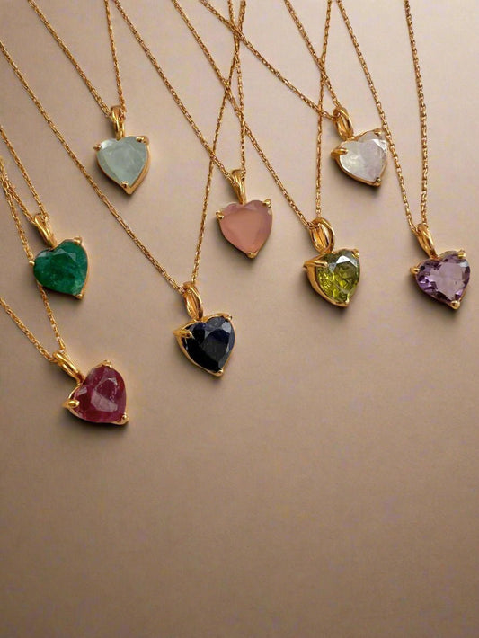 April Birthstone Chain Necklace