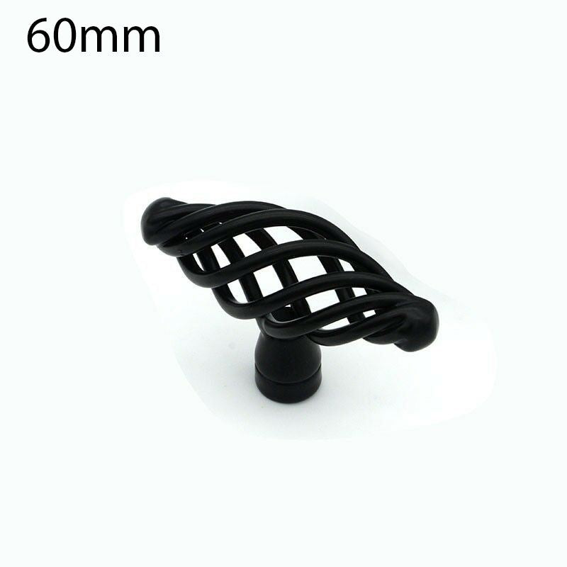 Modern Kitchen Cabinet - Drawer Pulls & Door Furniture Handles in Black ~1330-10