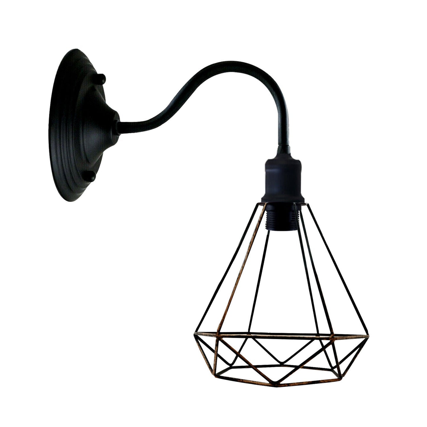 Modern Industrial Vintage Indoor Brushed Copper colour Wall Light Lamp Fitting Fixture E27 Holder UK~3674