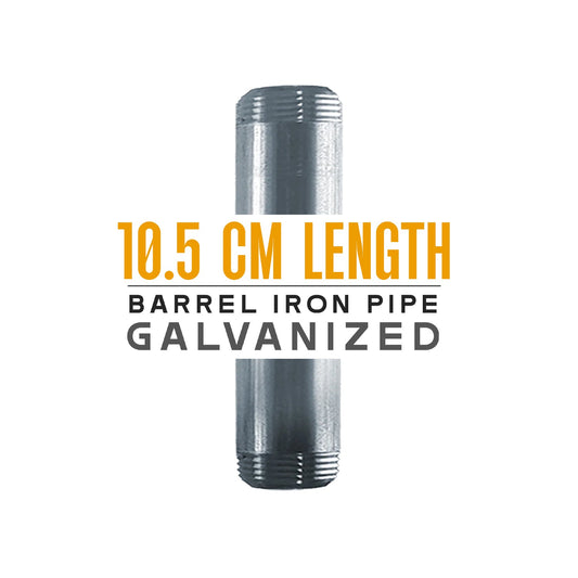 10.5cm ¾ BSP Galvanized MALLEABLE Tubing Iron threaded Pipe Fittings ~1162