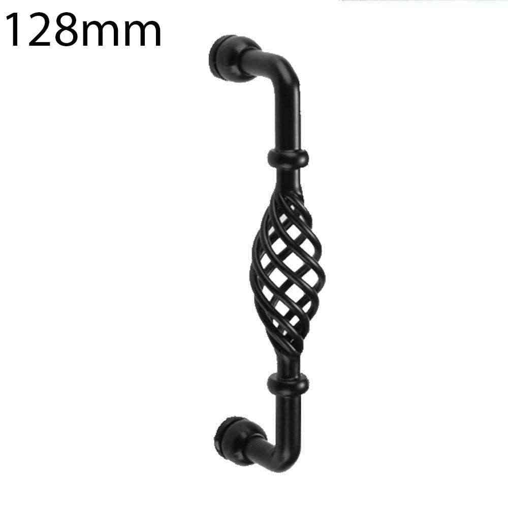 Modern Kitchen Cabinet - Drawer Pulls & Door Furniture Handles in Black ~1330-5