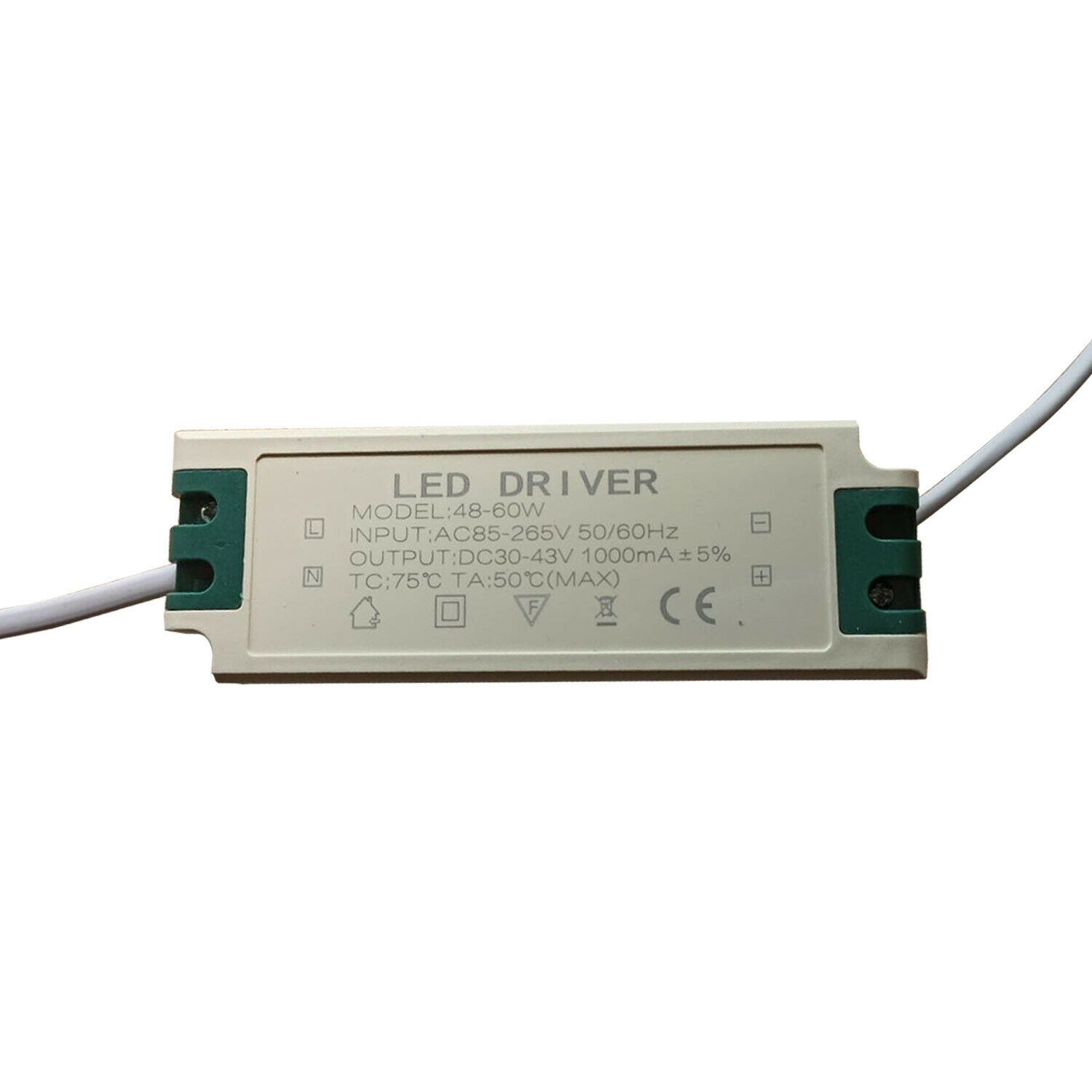 48W - 60W 30 - 43V 1000mA LED Driver Power Supply Transformer ~ 2046