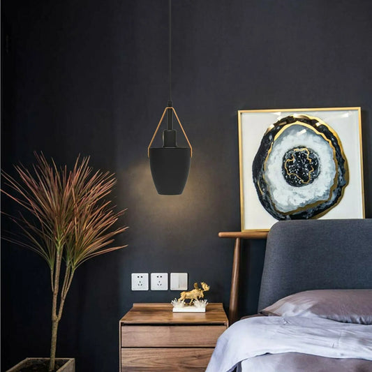 2 Pack Vintage Pendant Ceiling Light Black~4352-1