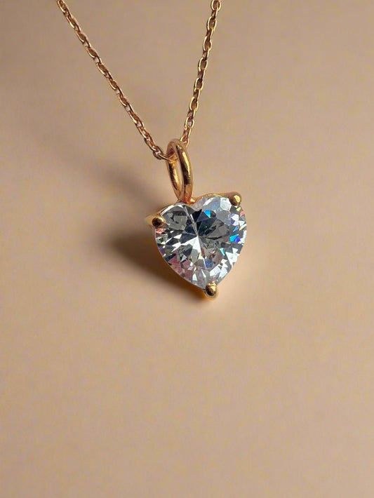 April Birthstone Chain Necklace