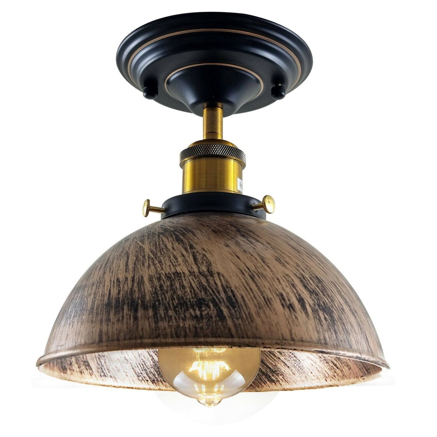 Industrial Ceiling lights Flush Mount Dome Shade~1234