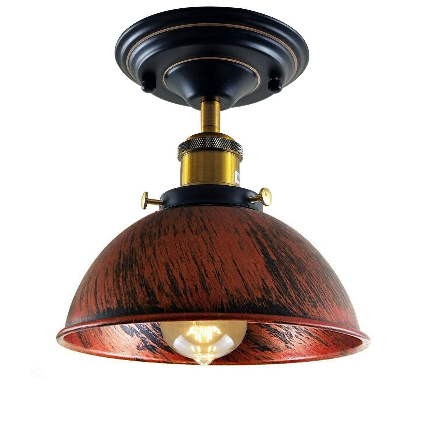 Industrial Ceiling lights Flush Mount Dome Shade~1234